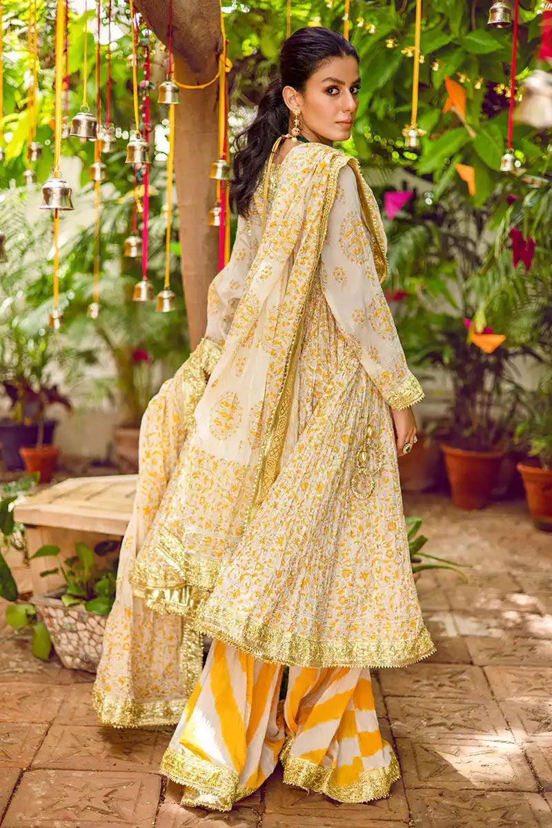 Chakor - Gold Kurta by The Pink Tree Company, view 4