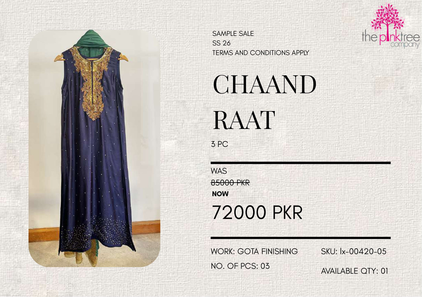CHAAND RAAT (Navy)