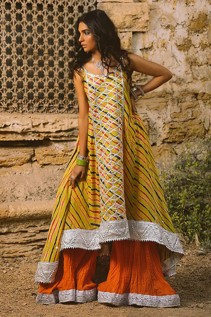 Barkha - Yellow Dress by The Pink Tree Company, view 5