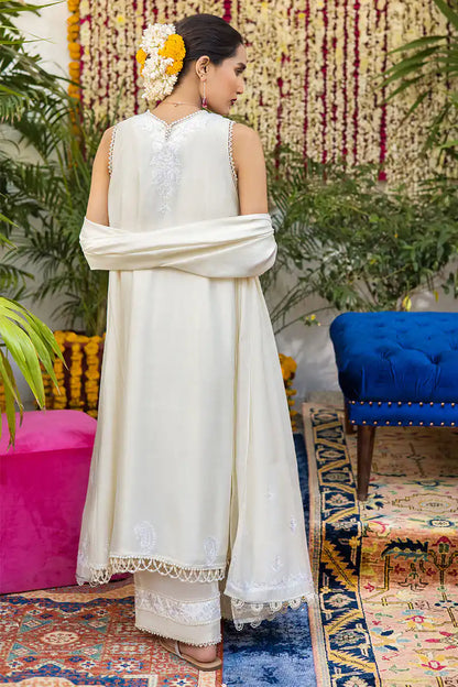 Pamposh - Ivory White Jacket by The Pink Tree Company, view 6