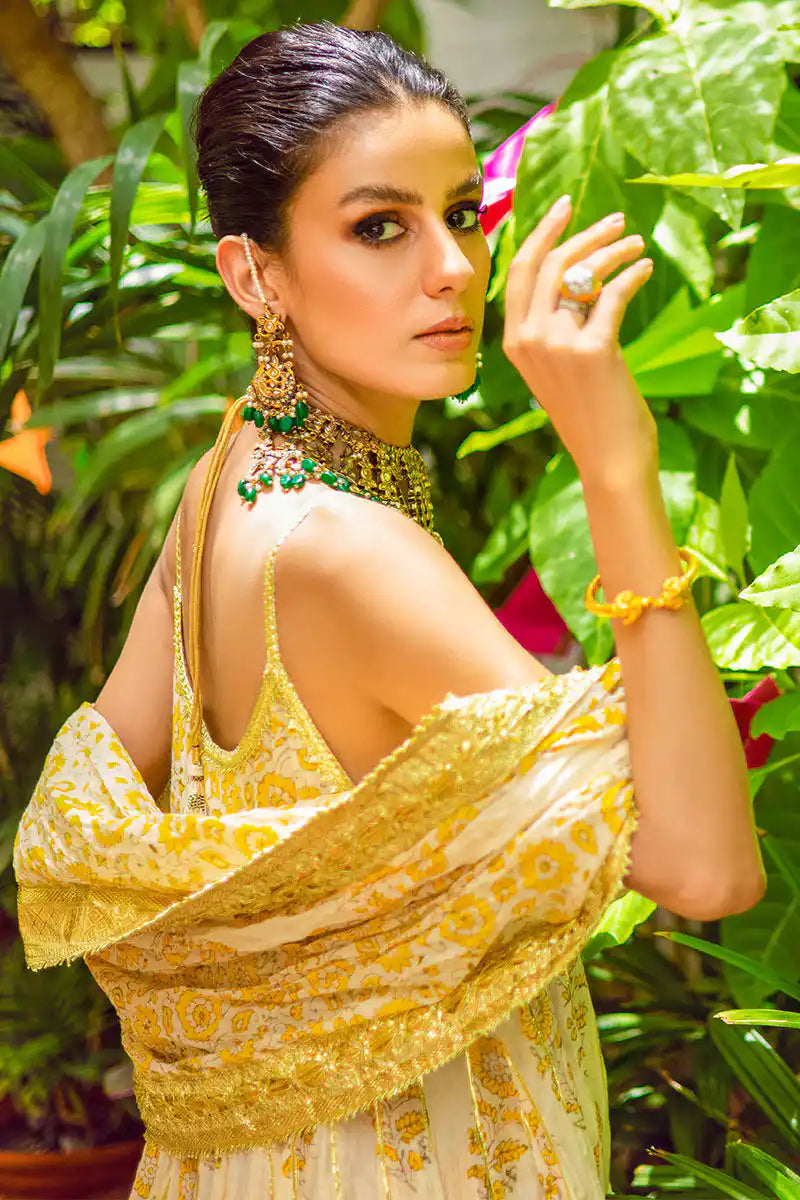Bia - Yellow Peshwaz by The Pink Tree Company, view 4