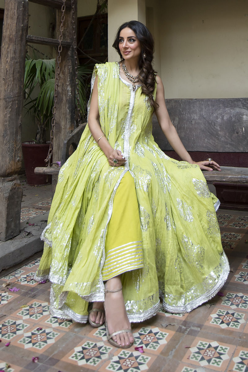 Breezy Citrus - Citrus Green 3 Piece Suit by The Pink Tree Company, view 2
