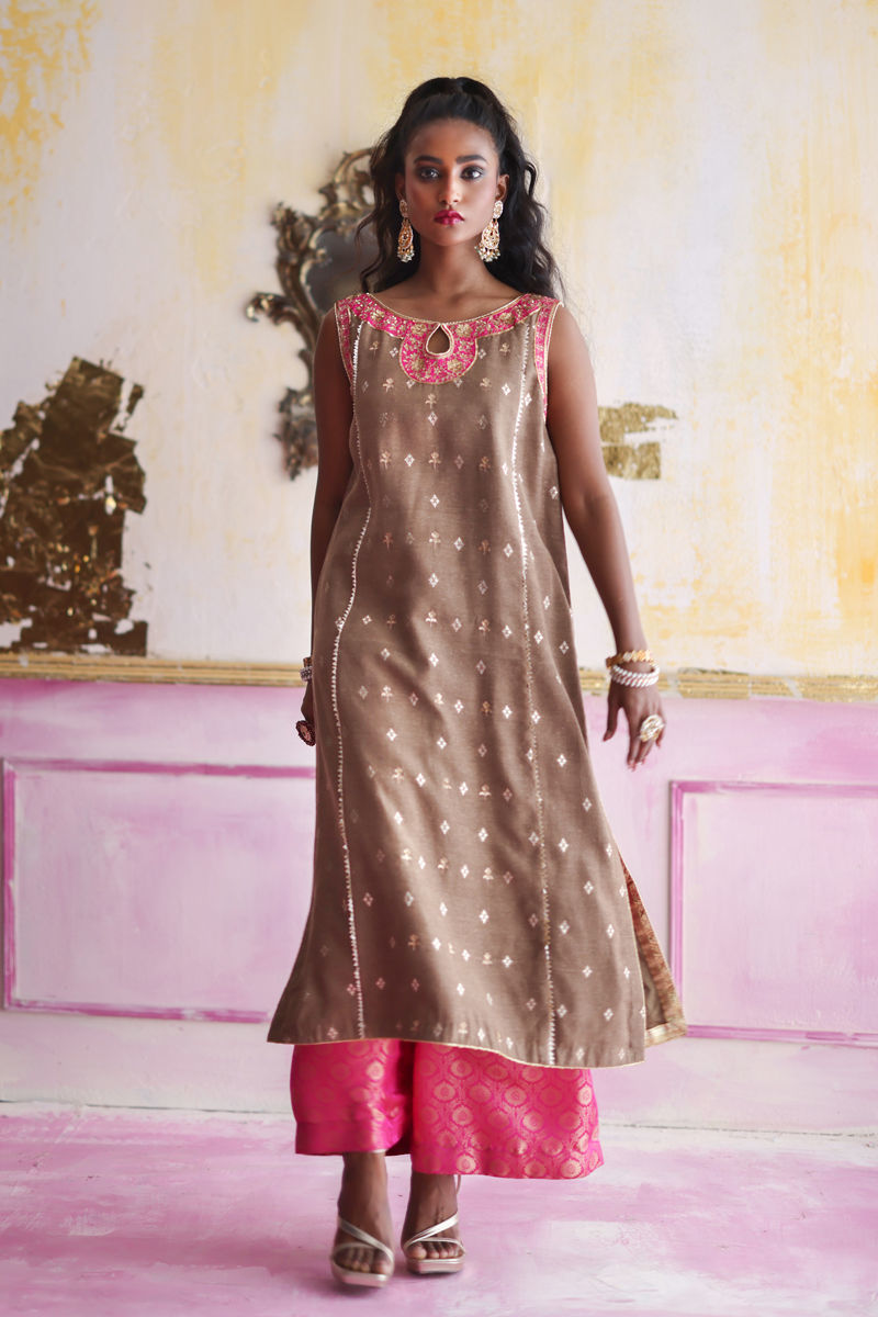 Bohemian - Beige 3 Piece Suit by The Pink Tree Company, view 3