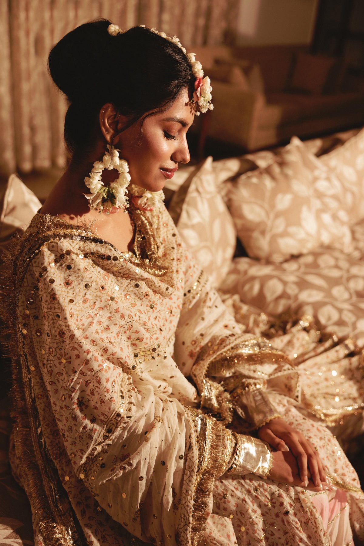 Pink Crush - Ivory Peshwaz by The Pink Tree Company, view 4