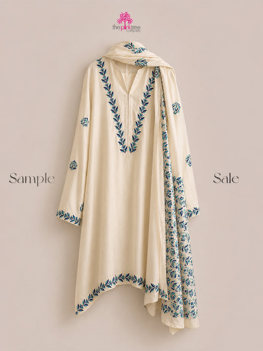 IVORY BAAGH IN BLUE (SAMPLE SALE)