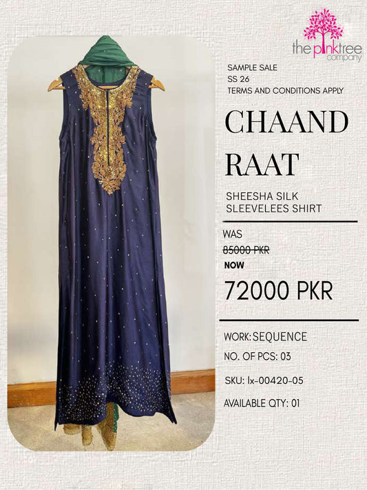 CHAAND RAAT NAVY BLUE (SAMPLE SALE)