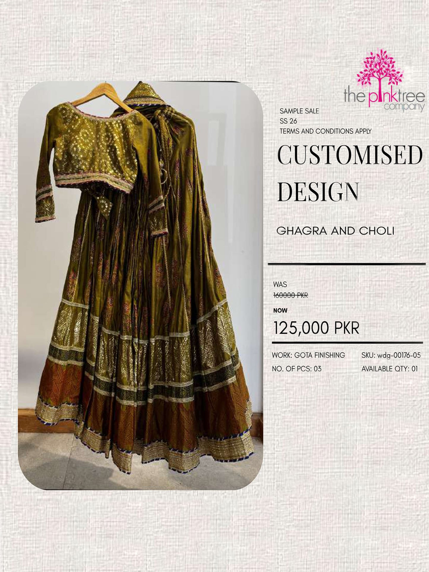 GHAGHRA CHOWLI (CUSTOMISED)