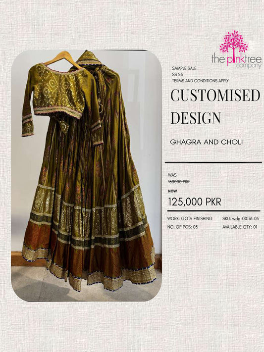 GHAGHRA CHOWLI (CUSTOMISED)