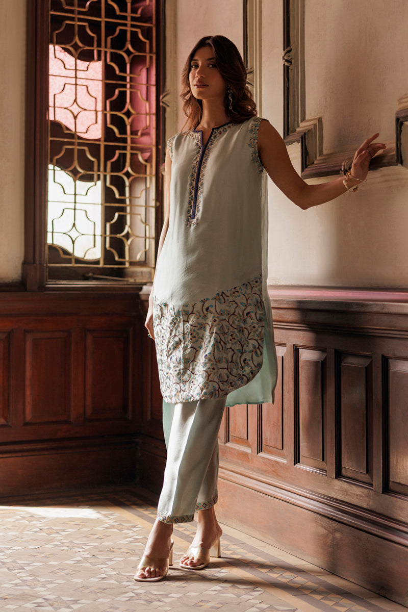 Firoza - Ice Blue Co-ord Set by The Pink Tree Company
