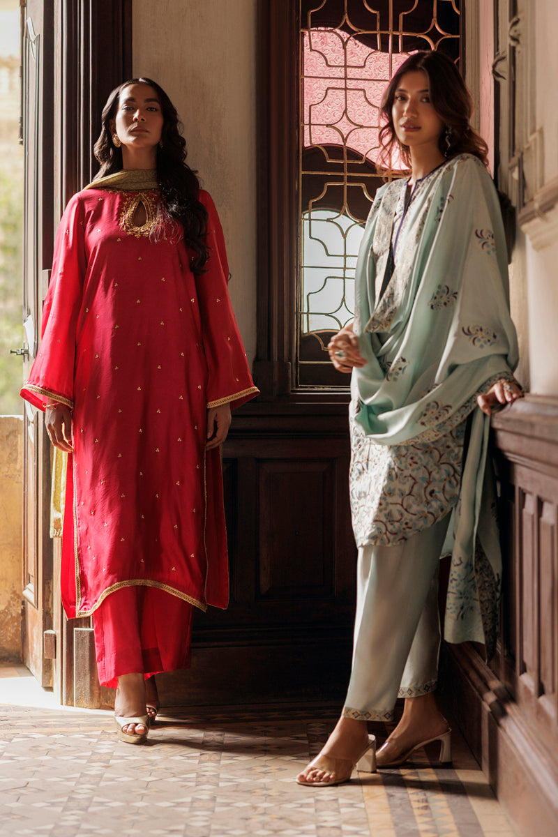 Firoza - Ice Blue Co-ord Set by The Pink Tree Company, view 4