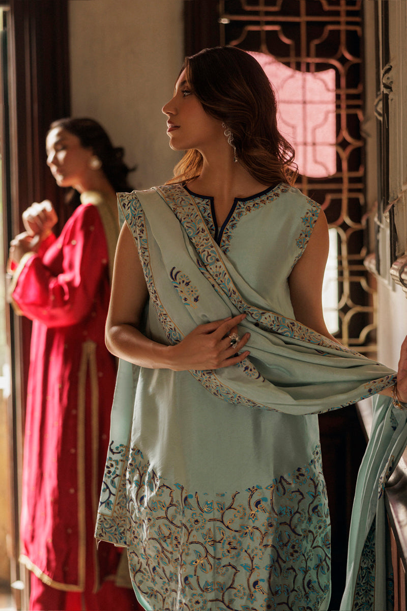 Firoza - Ice Blue Co-ord Set by The Pink Tree Company, view 5