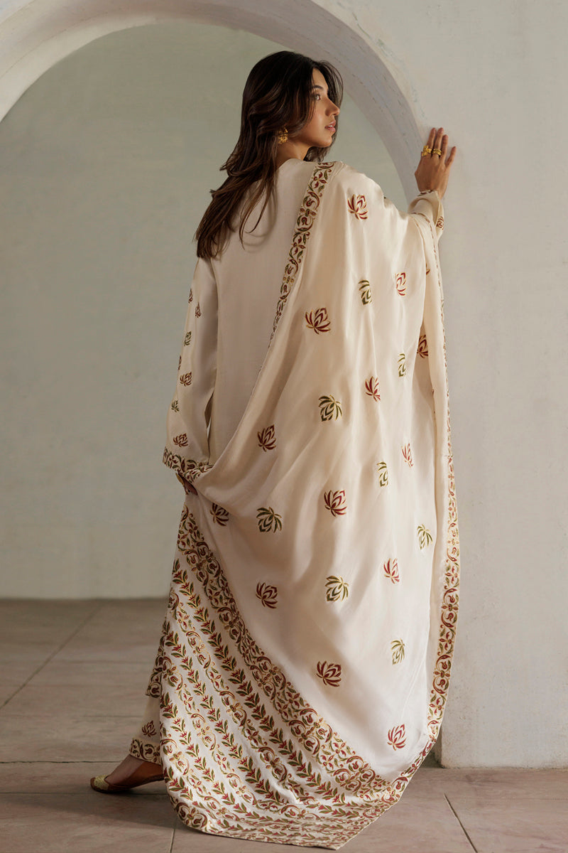 Ivory Baagh - Ivory Shalwar Kameez by The Pink Tree Company, view 3