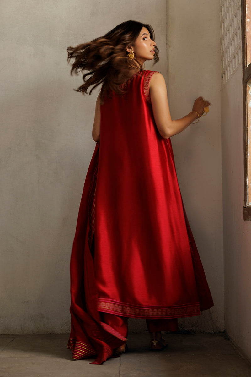 Red Wine - Red Co-ord Set by The Pink Tree Company, view 3