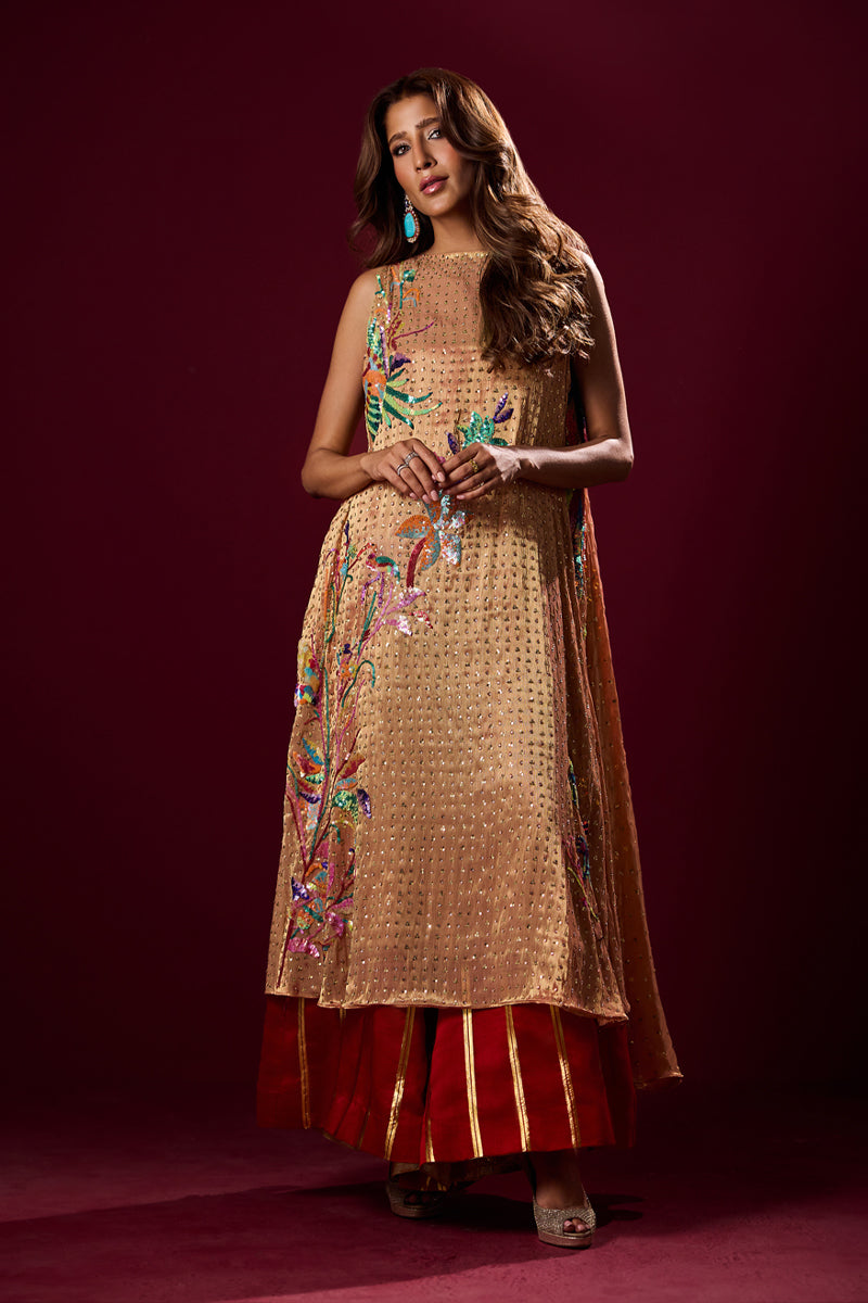 Arona - Peach Traditional Outfit by The Pink Tree Company, view 4