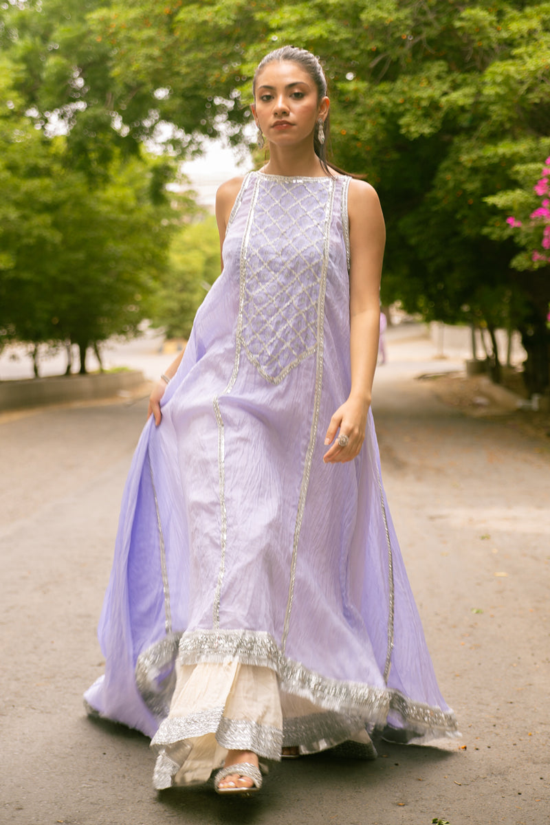 Kamni Kasni - Lilac Peshwaz by The Pink Tree Company