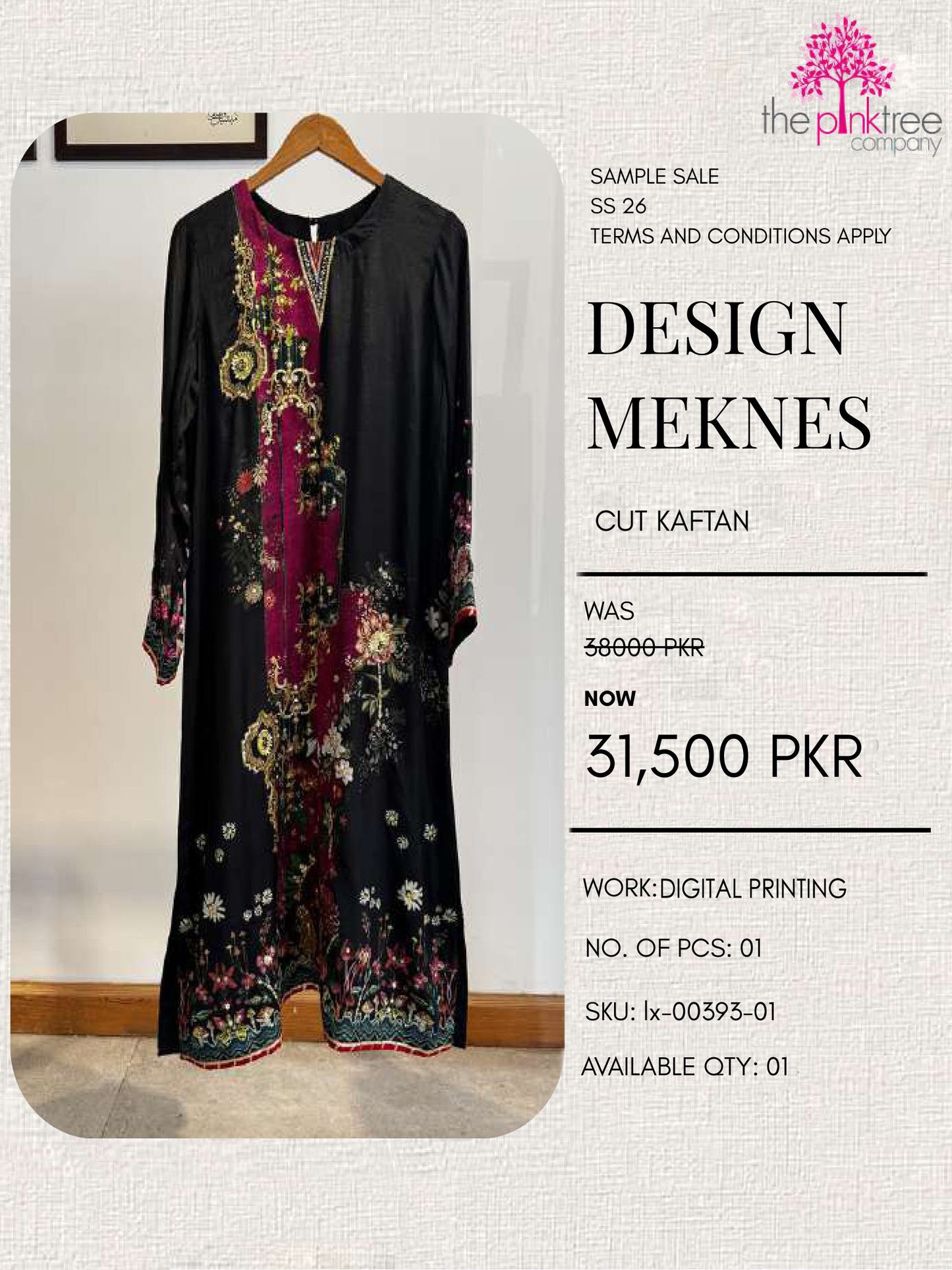 MEKNES (SAMPLE SALE)