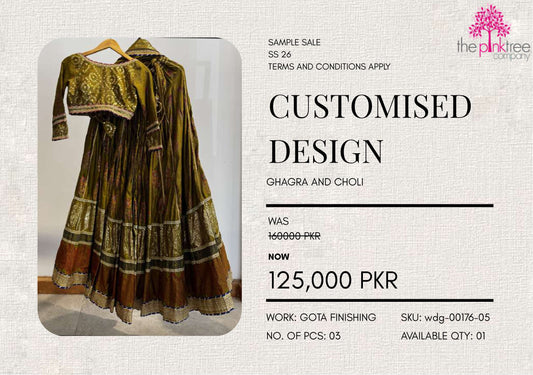 GHAGHRA CHOWLI (CUSTOMISED)