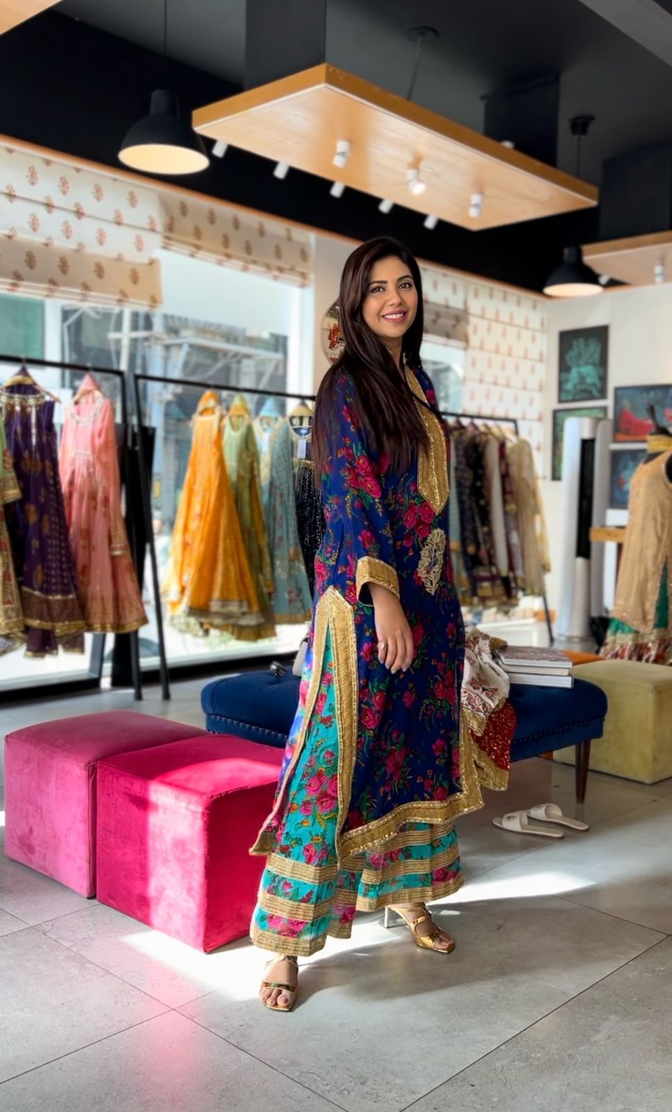 Azure Radiance - Azure 2 Piece Suit by The Pink Tree Company, view 2