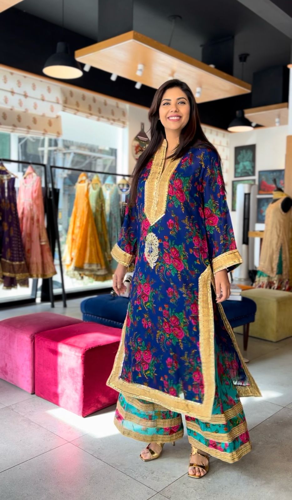 Azure Radiance - Azure 2 Piece Suit by The Pink Tree Company
