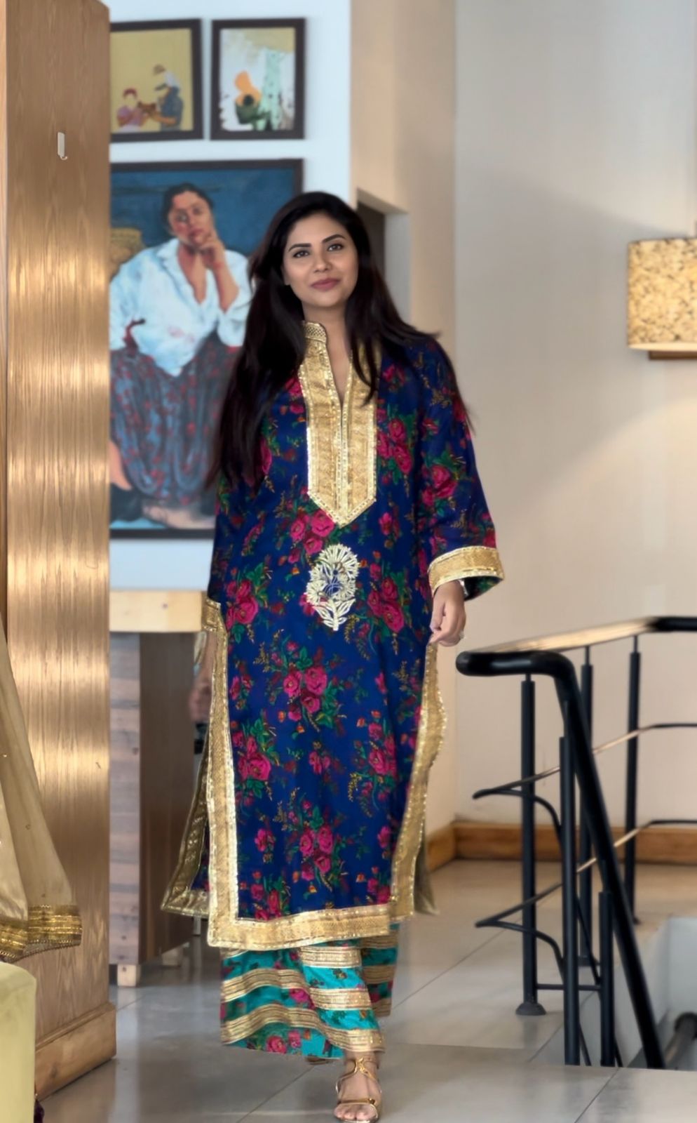 Azure Radiance - Azure 2 Piece Suit by The Pink Tree Company, view 3
