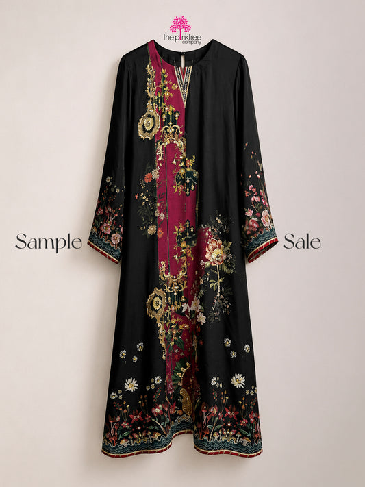MEKNES (SAMPLE SALE) - Black Kaftan by The Pink Tree Company