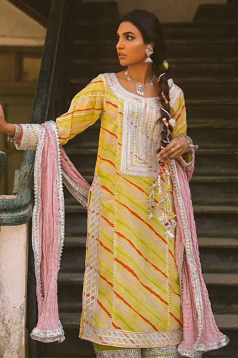 Amaltas - Yellow Kurta by The Pink Tree Company, view 3