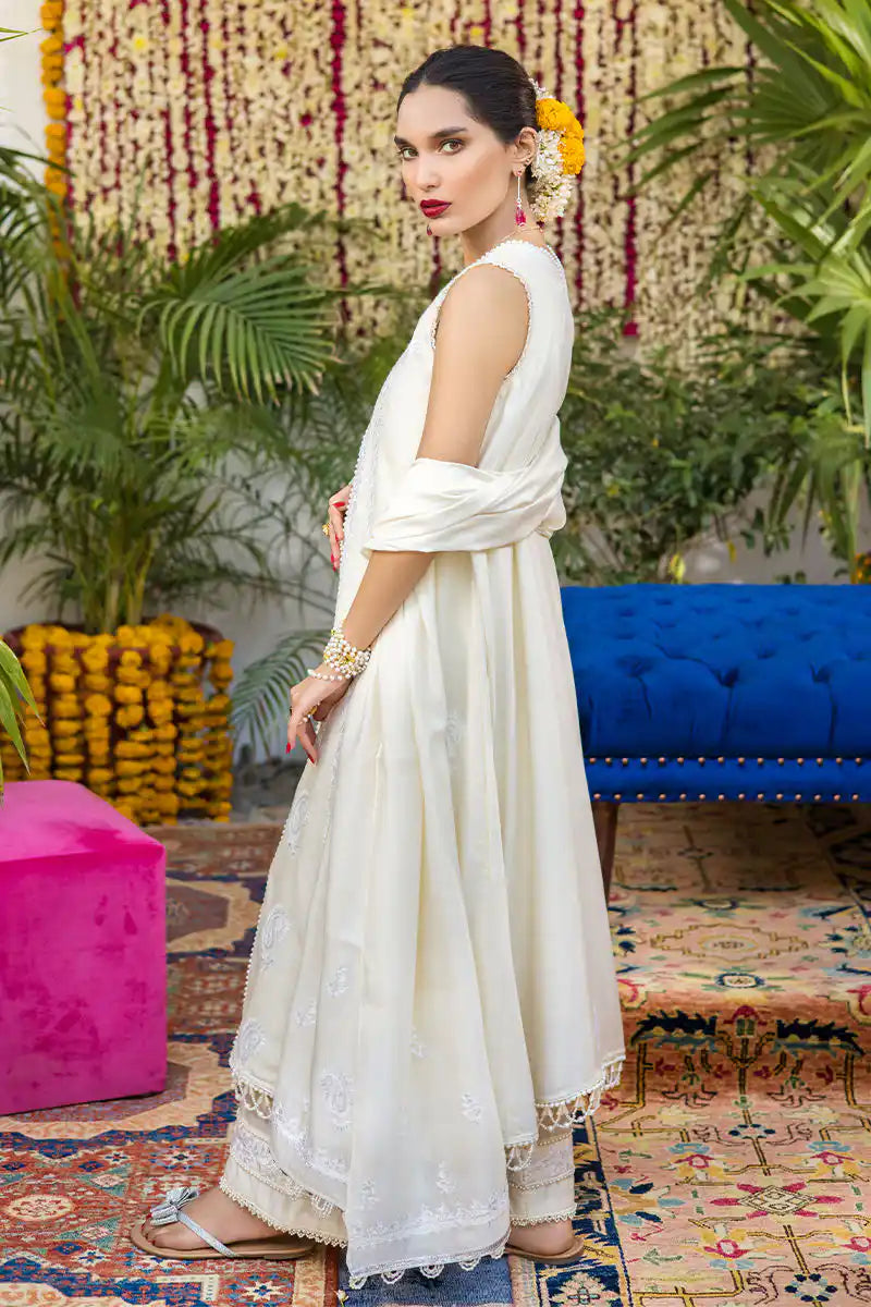 Pamposh - Ivory White Jacket by The Pink Tree Company, view 2