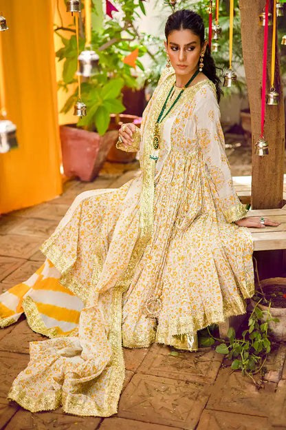 Chakor - Gold Kurta by The Pink Tree Company, view 3