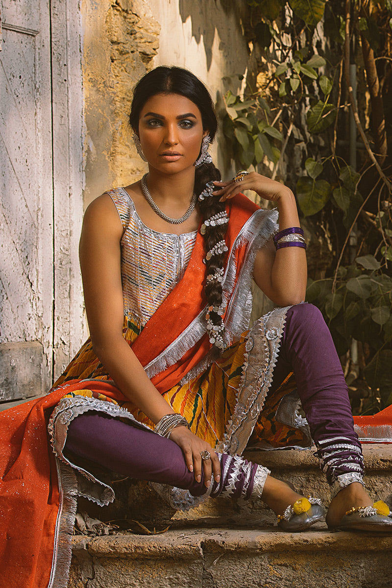 Basanti - Yellow Dress by The Pink Tree Company, view 4