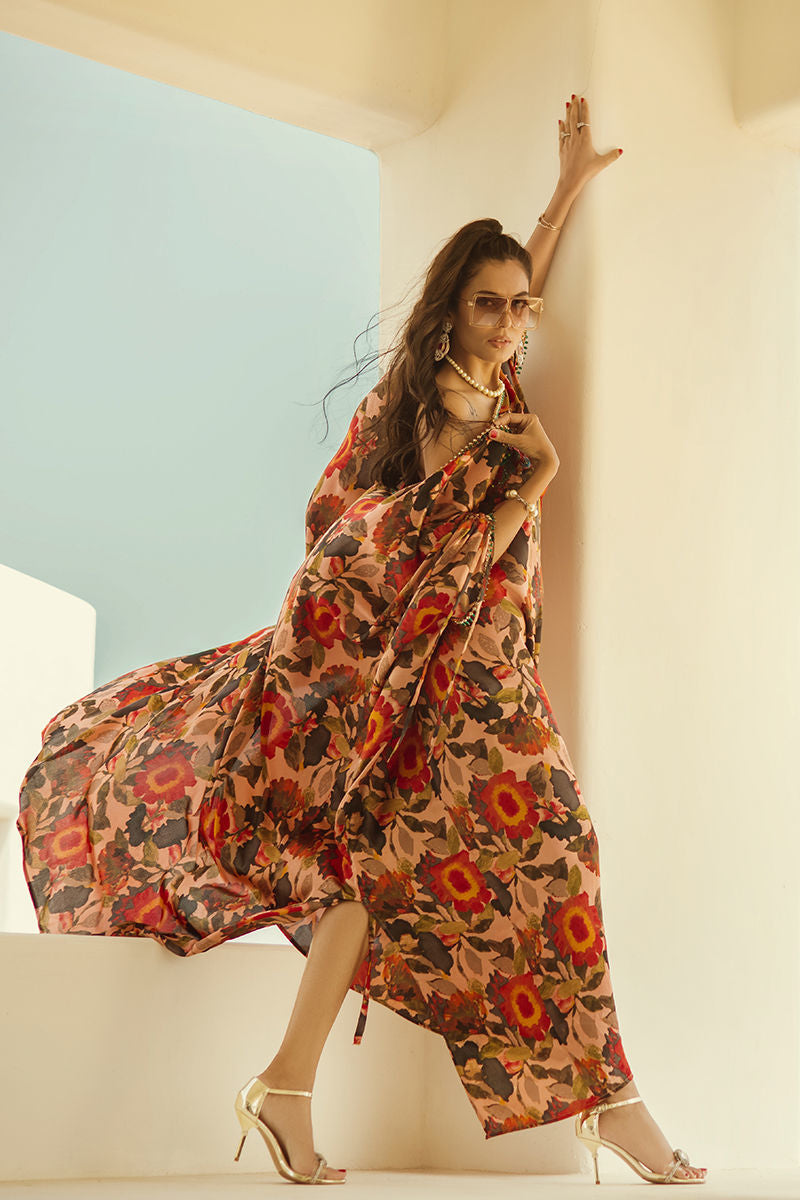 Azul - Ivory Kaftan by The Pink Tree Company