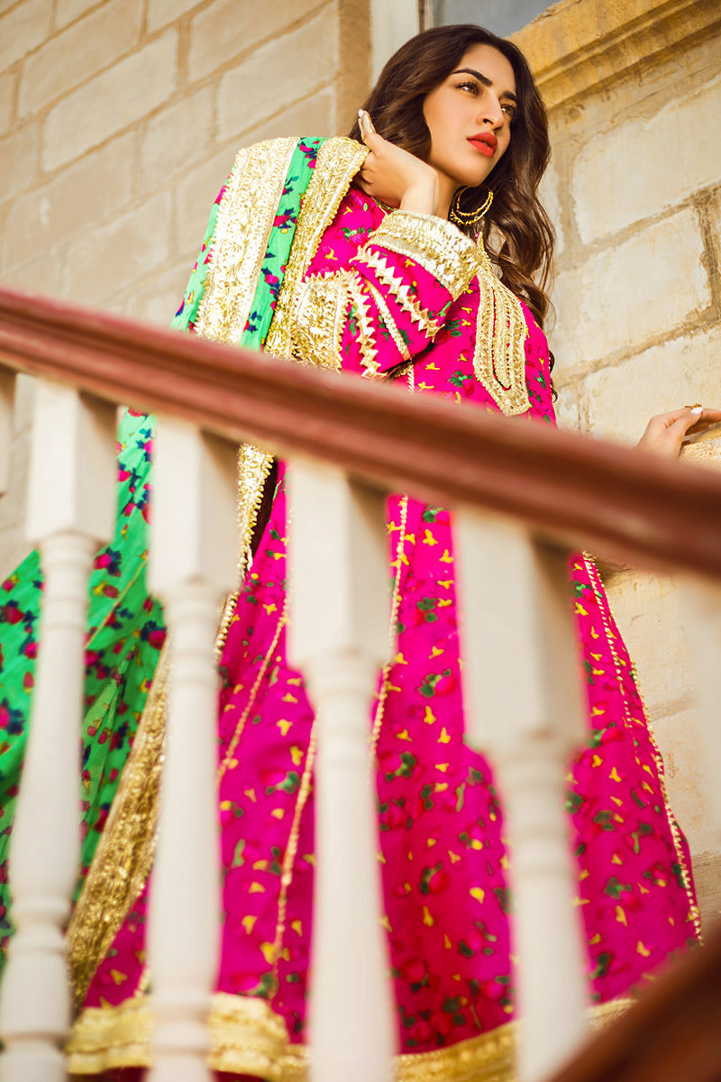 Gulab Ka Phool - Pink Kurta by The Pink Tree Company
