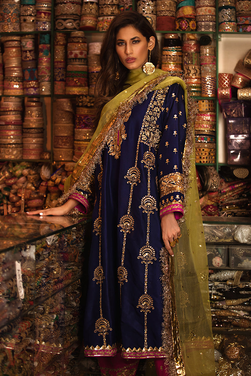 Blue Envy - Blue Shalwar Kameez by The Pink Tree Company