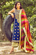 Gul e Zehra - Navy 3 Piece Suit by The Pink Tree Company