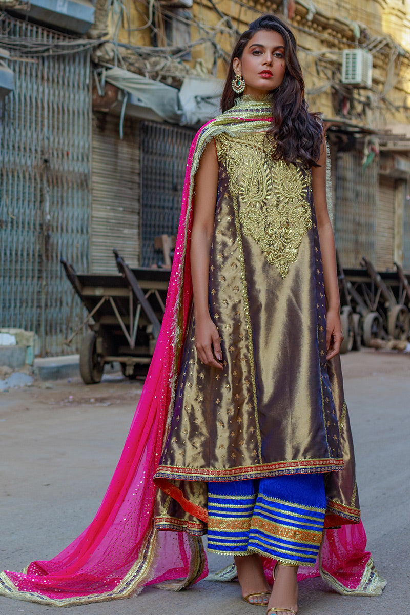 Darya E Noor - II - Blue Shirt by The Pink Tree Company