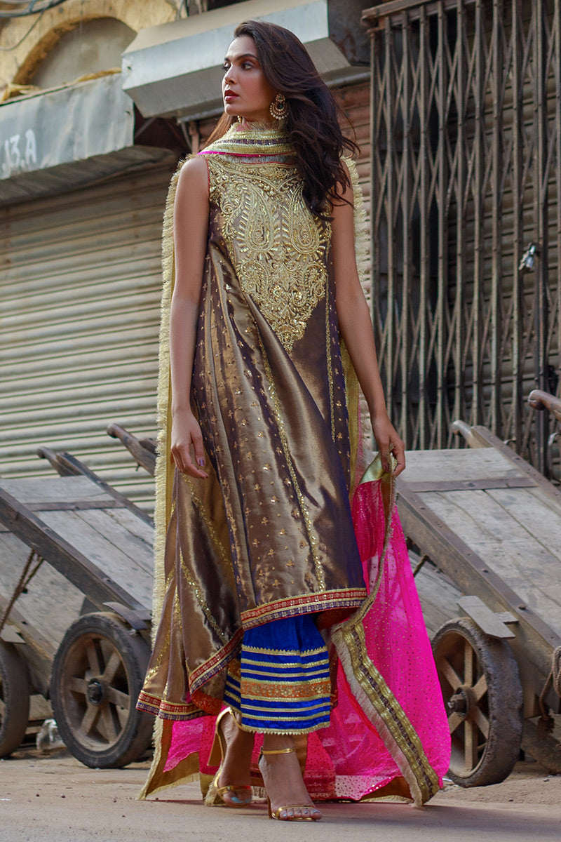 Darya E Noor - II - Blue Shirt by The Pink Tree Company, view 3