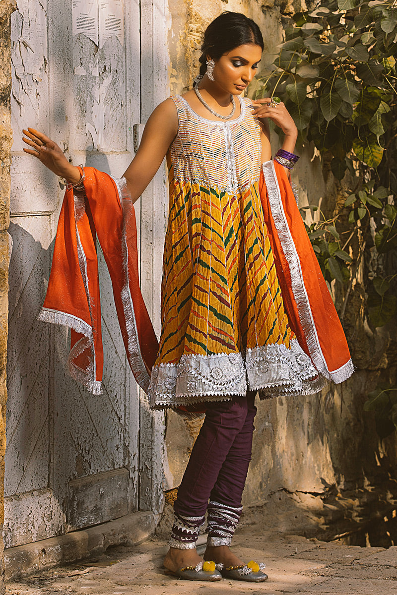 Basanti - Yellow Dress by The Pink Tree Company, view 2