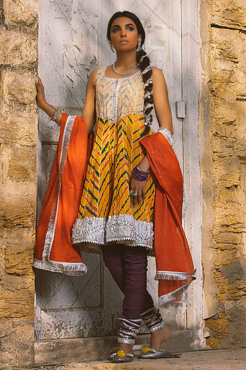Basanti - Yellow Dress by The Pink Tree Company, view 3