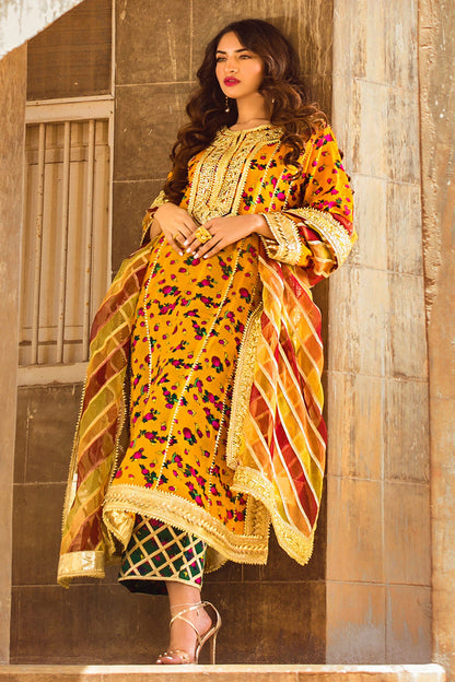 Organza Lehrya Dupatta